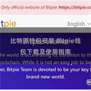 比特派钱包安装 Bitpie钱包下载及使用指南