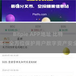 Bitpie APP地址 比特派：全方位保护用户数字资产安全