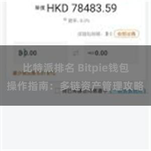 比特派排名 Bitpie钱包操作指南：多链资产管理攻略