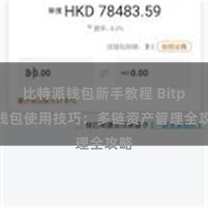 比特派钱包新手教程 Bitpie钱包使用技巧：多链资产管理全攻略