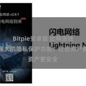 Bitpie安卓版 比特派钱包：强大的隐私保护功能，让您资产更安全