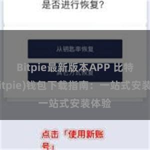 Bitpie最新版本APP 比特派(Bitpie)钱包下载指南：一站式安装体验