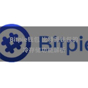 Bitpie钱包 比特派钱包的冷存储功能解析