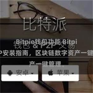 Bitpie钱包功能 Bitpie APP安装指南，区块链数字资产一键管理。