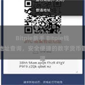 Bitpie新手 Bitpie钱包地址查询，安全便捷的数字货币管理