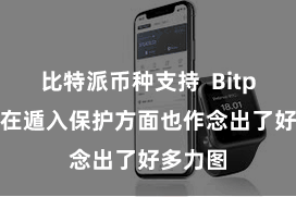 比特派币种支持  Bitpie钱包在遁入保护方面也作念出了好多力图